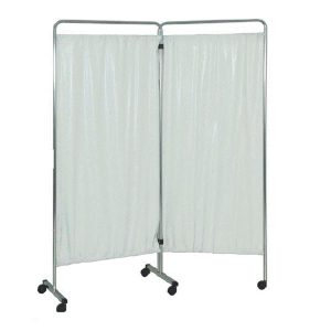 Biombo Clínico de Dos Cuerpos – Separación y Privacidad Médica