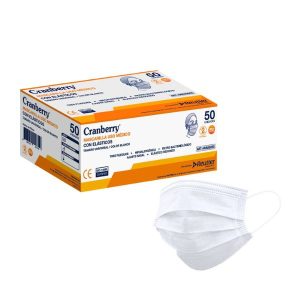 Mascarilla 3 Pliegues con Elástico tipo lIR uso Médico BFE 298%